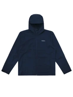 Malbon Performance Full Zip Shell Jacket - Navy