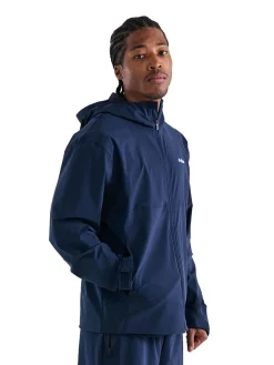 Malbon Performance Full Zip Shell Jacket - Navy