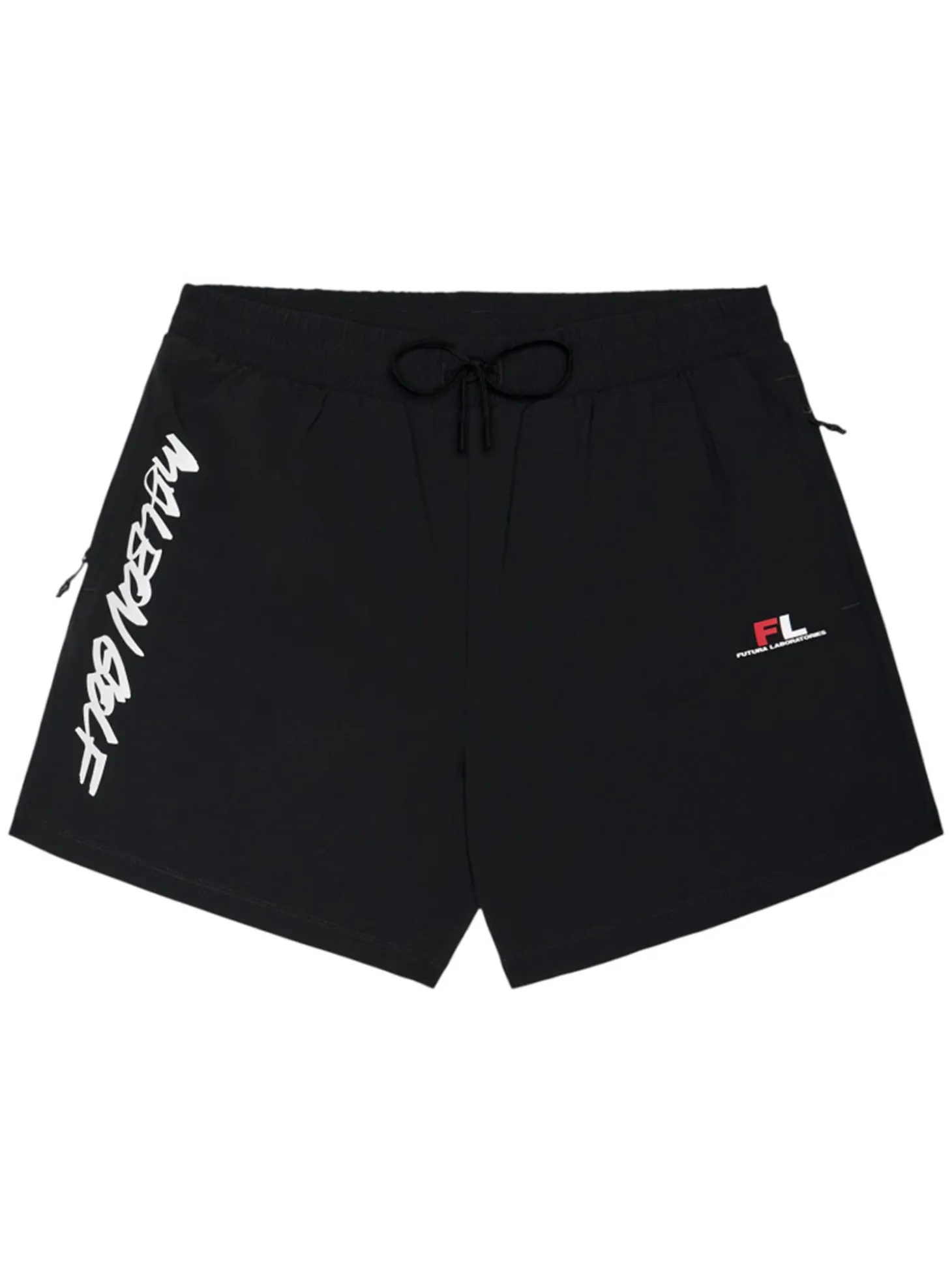 Malbon Performance Tag Tech Short - Black