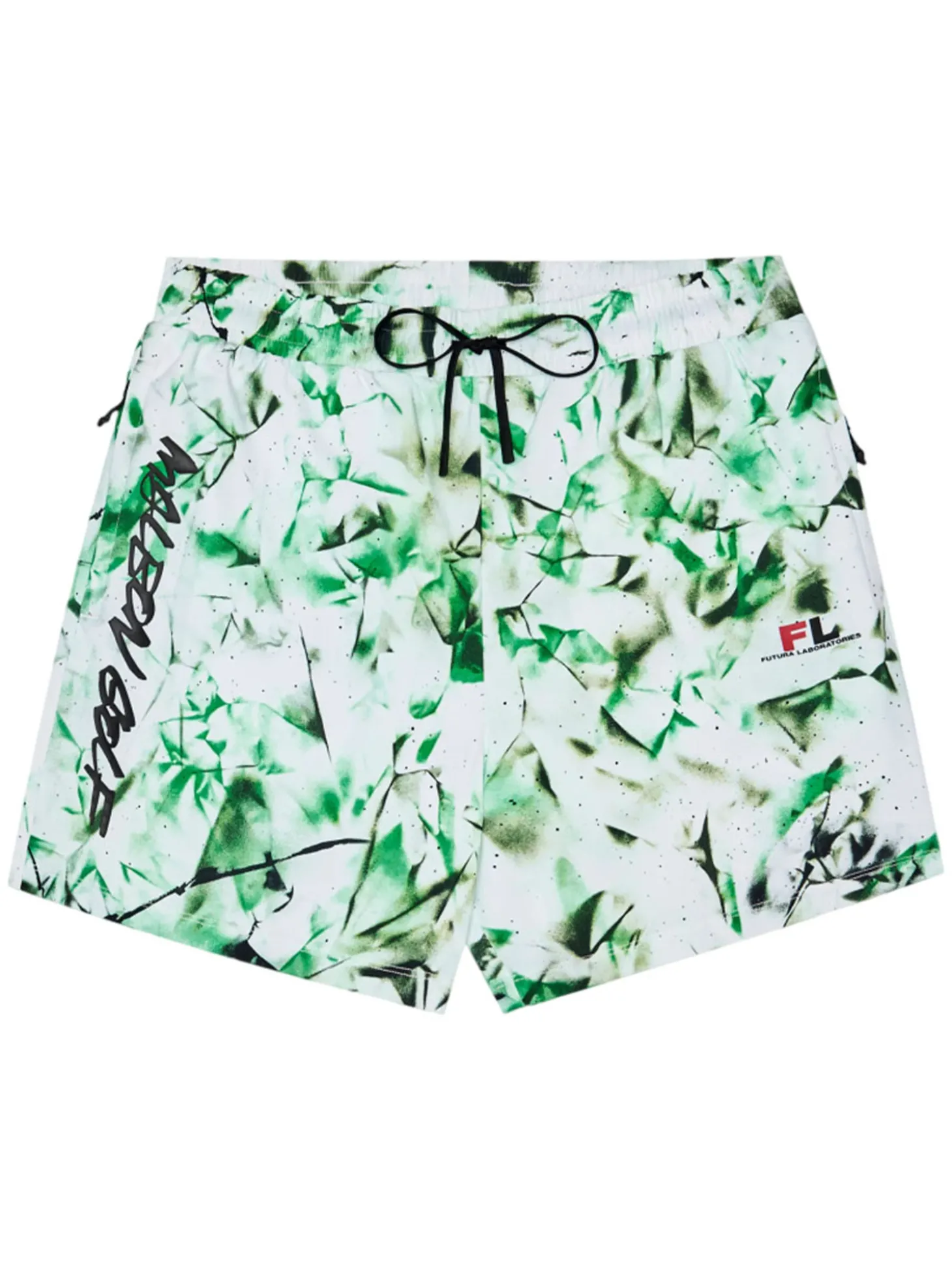 Malbon Performance Tag Tech Short - Camo Multi