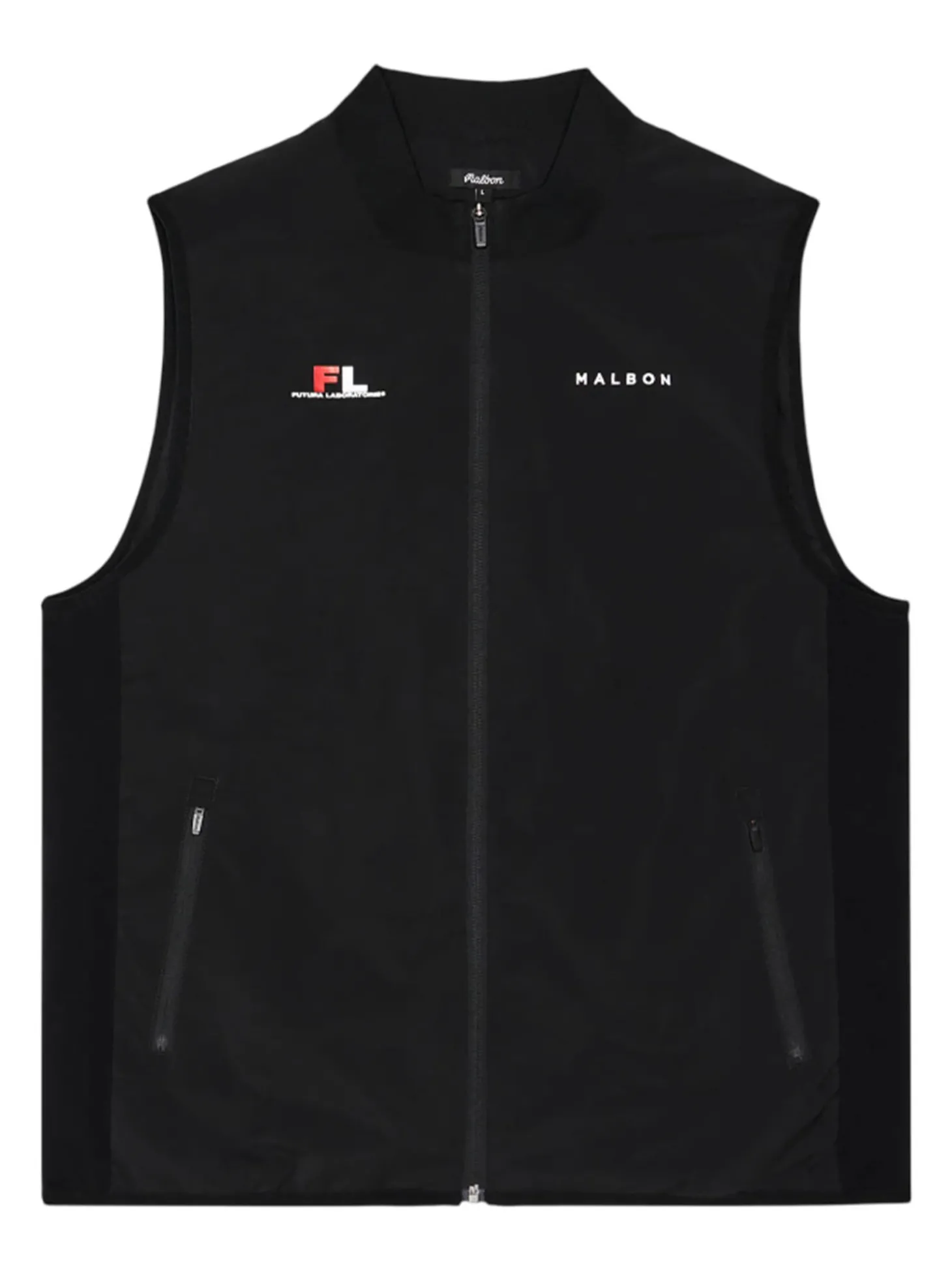Malbon Poly Down Vest - Black