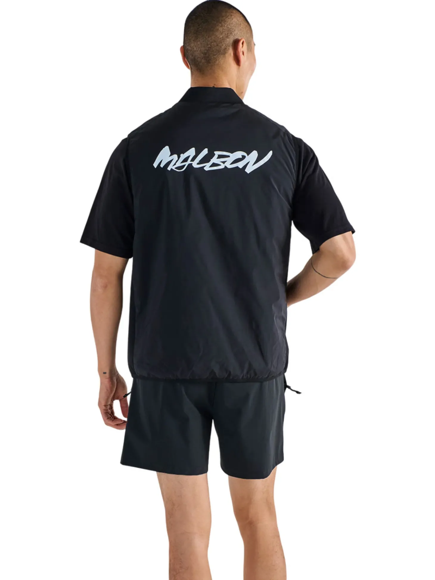 Malbon Poly Down Vest - Black