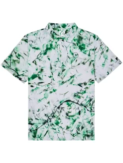 Malbon Poly Performance Polo - Camo Multi