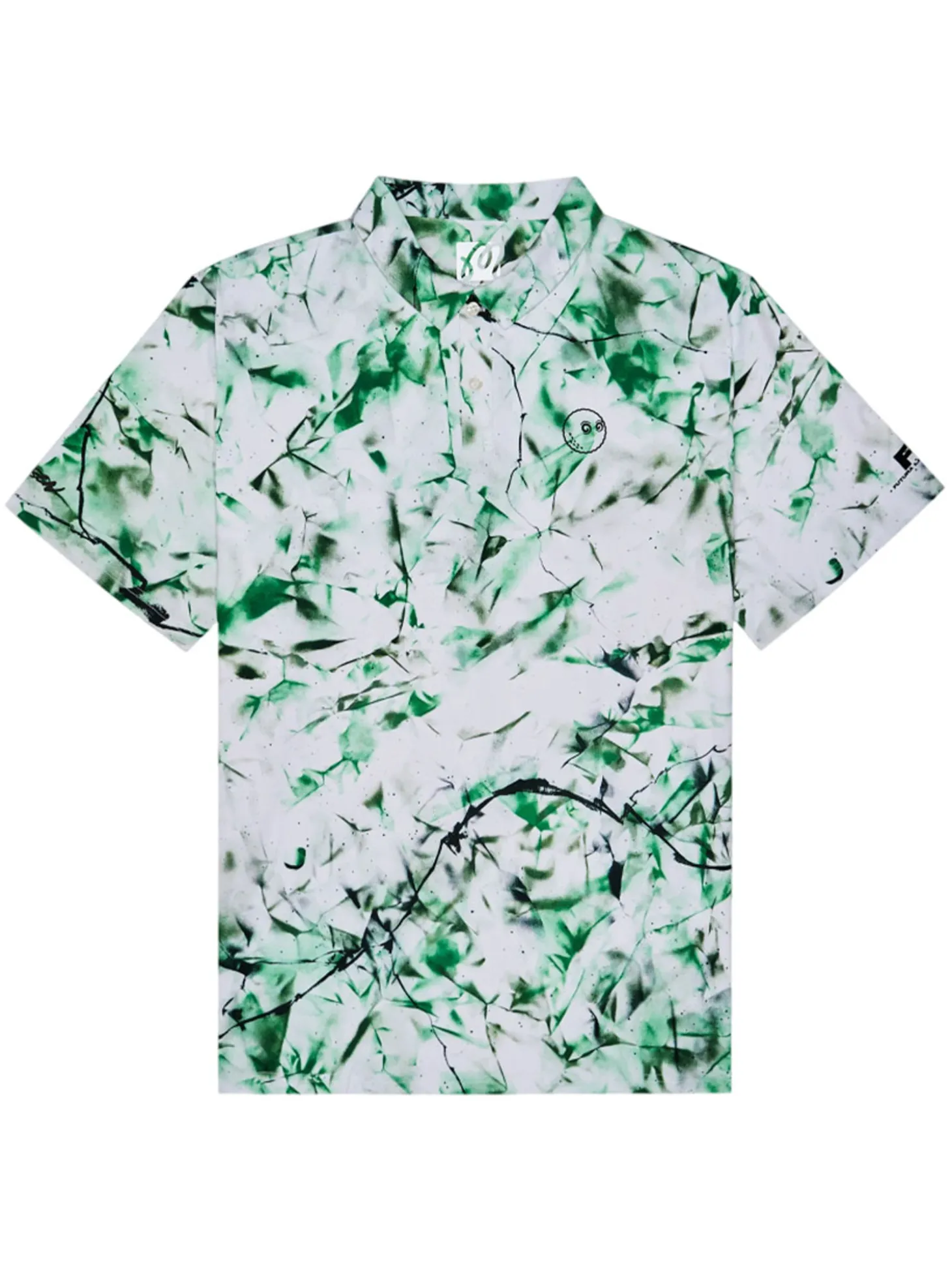 Malbon Poly Performance Polo - Camo Multi