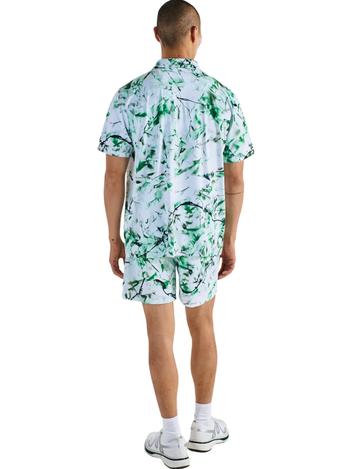 Malbon Poly Performance Polo - Camo Multi