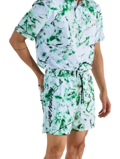 Malbon Poly Performance Polo - Camo Multi