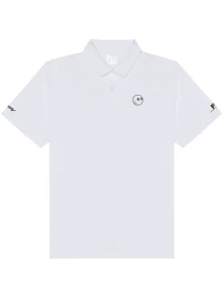 Malbon Poly Performance Polo - White