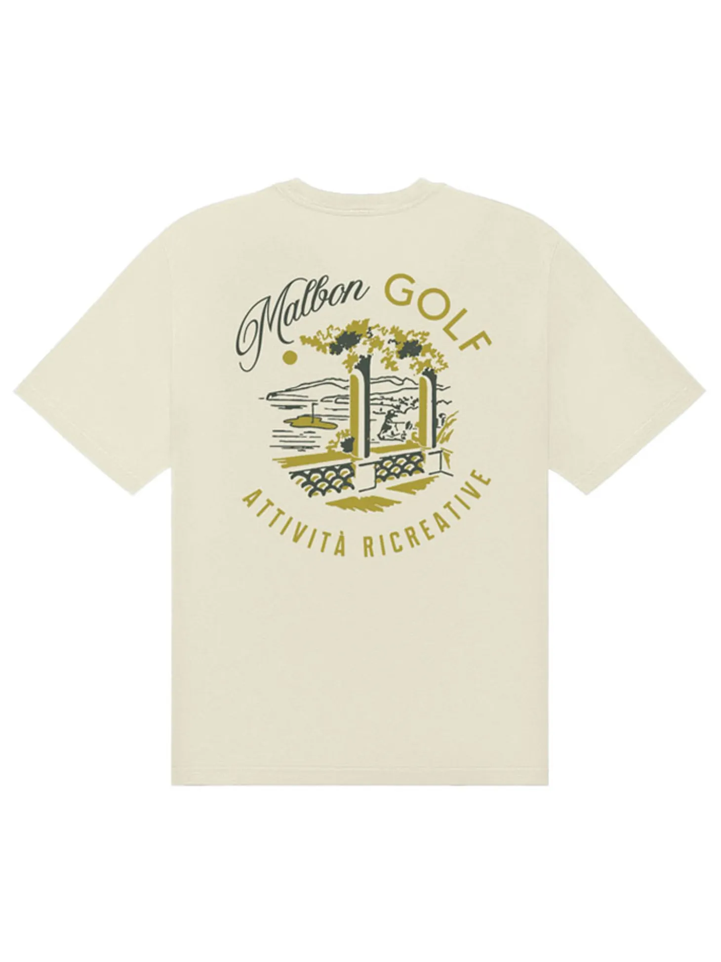Malbon Recreation T-Shirt - Cream