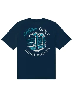 Malbon Recreation T-Shirt - Navy