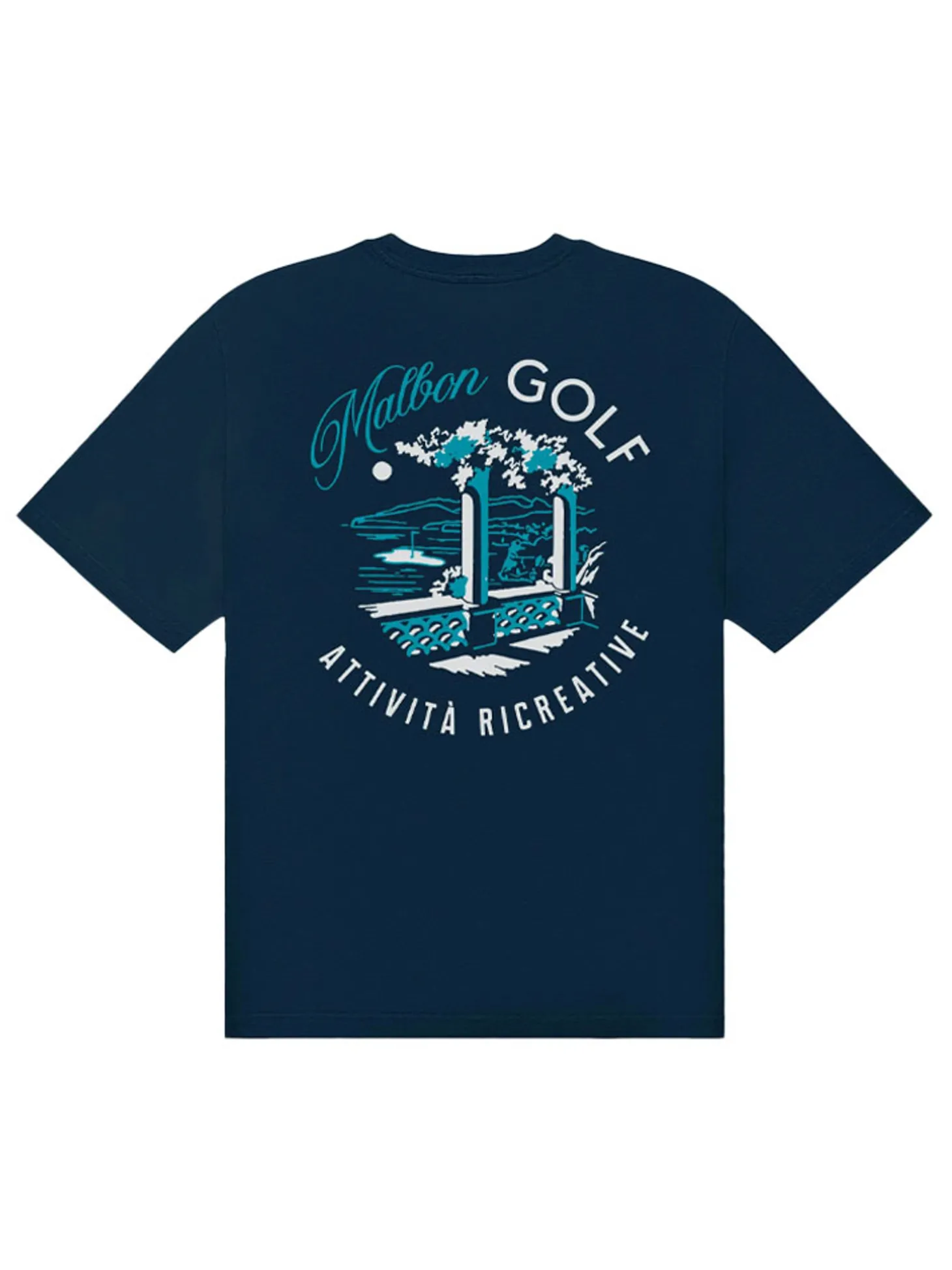Malbon Recreation T-Shirt - Navy