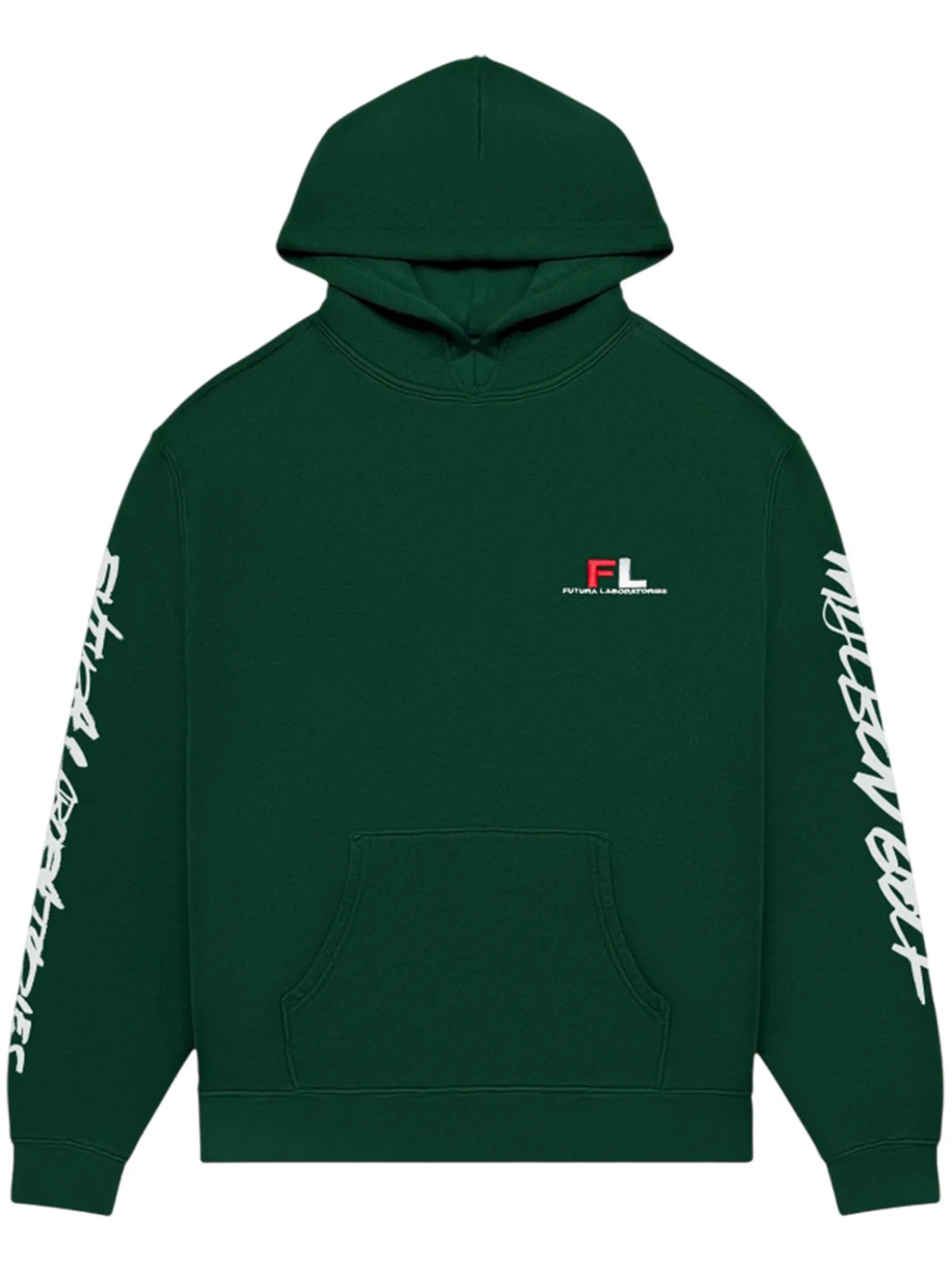 Malbon Tag Hooded Sweatshirt - Forest