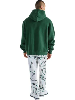 Malbon Tag Hooded Sweatshirt - Forest