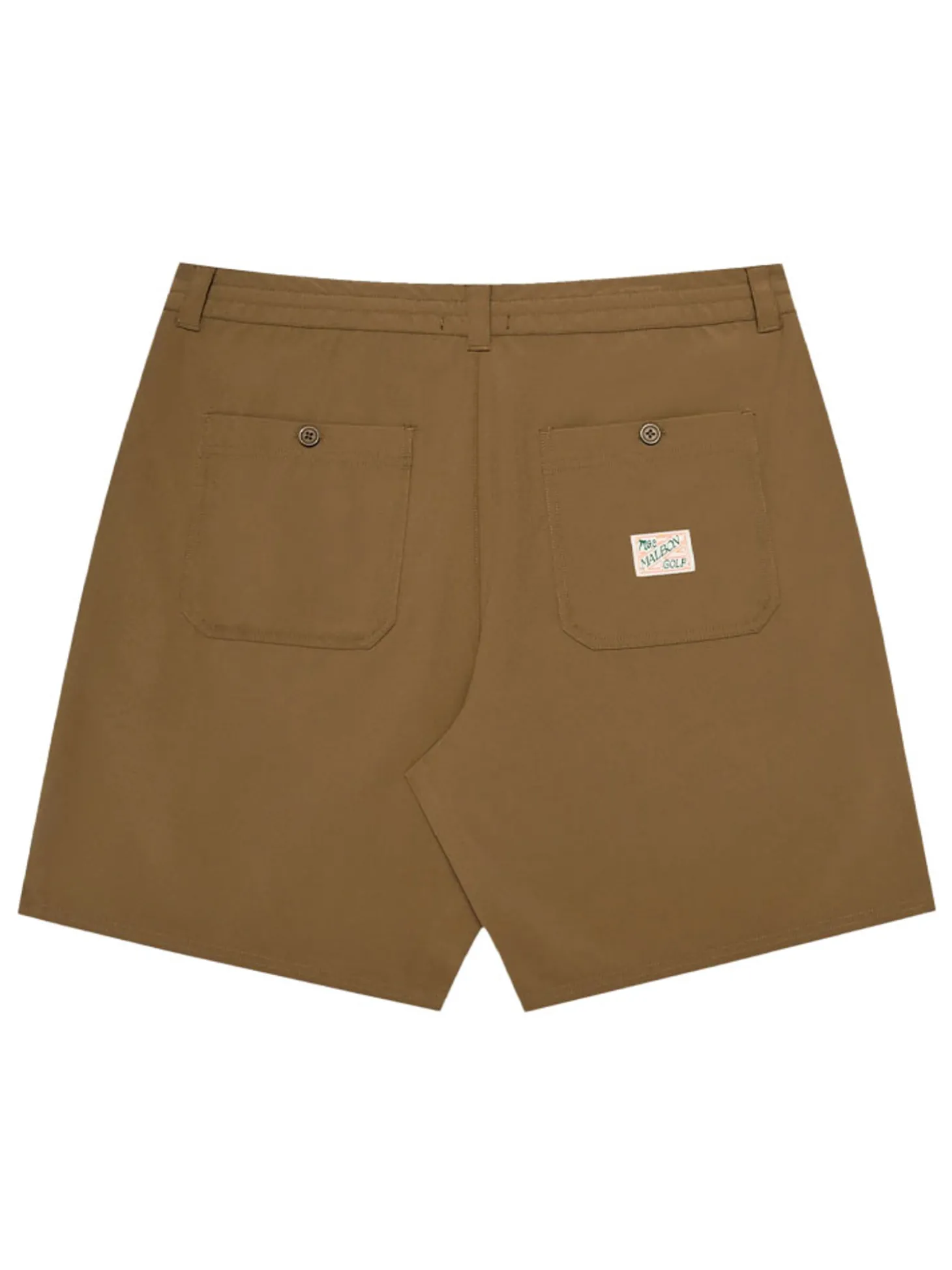 Malbon Tonino Hybrid Short Solid - Dark Khaki