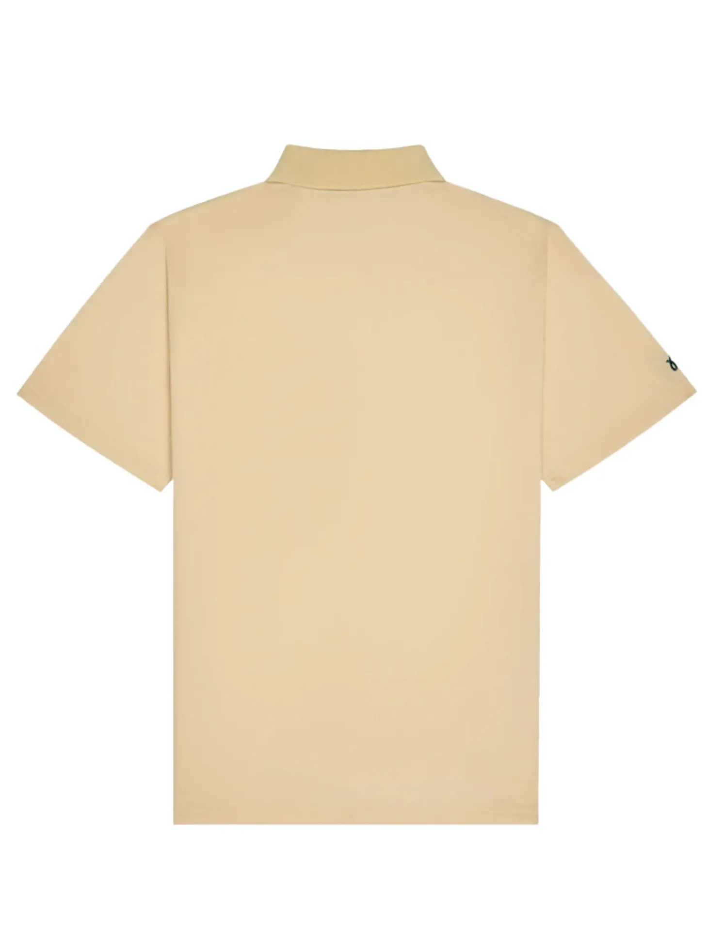 Malbon Two Man Scramble Pique Polo - Light Khaki