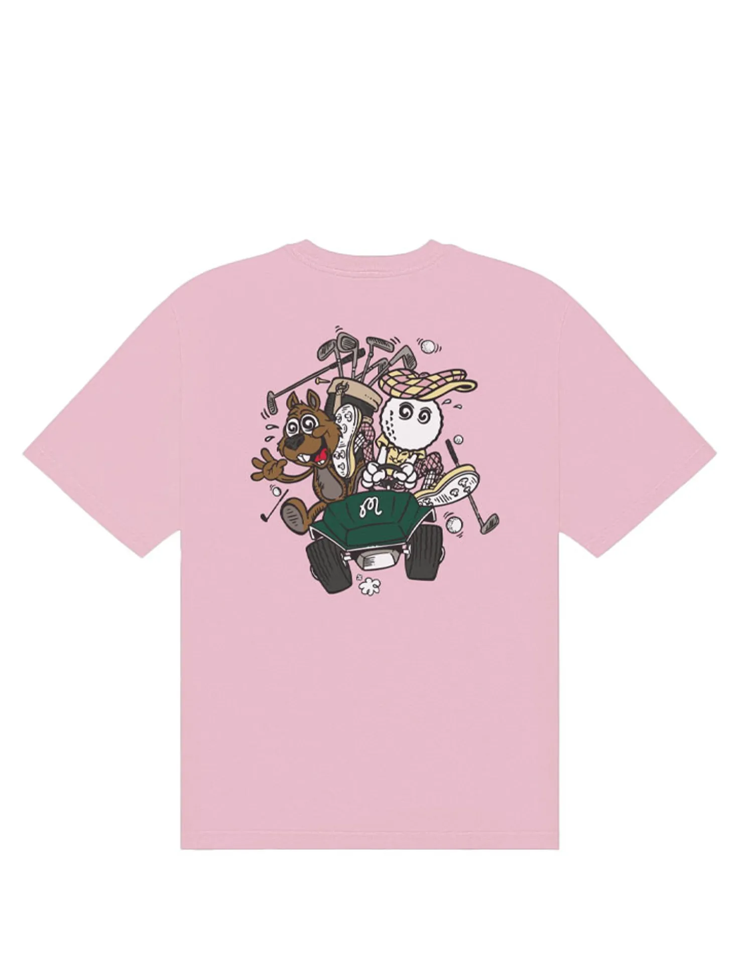 Malbon Two Man Scramble T-Shirt - Pink