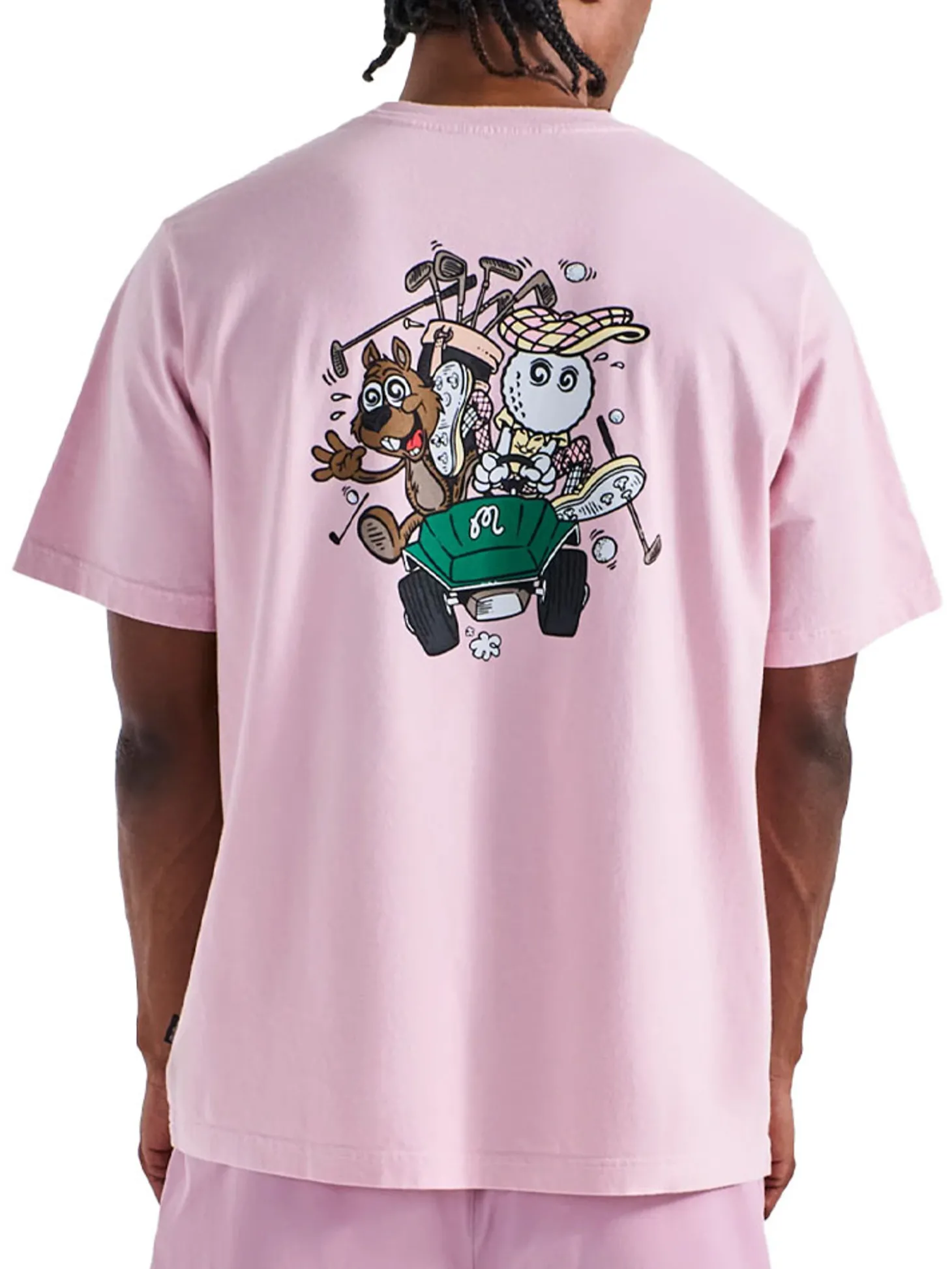 Malbon Two Man Scramble T-Shirt - Pink