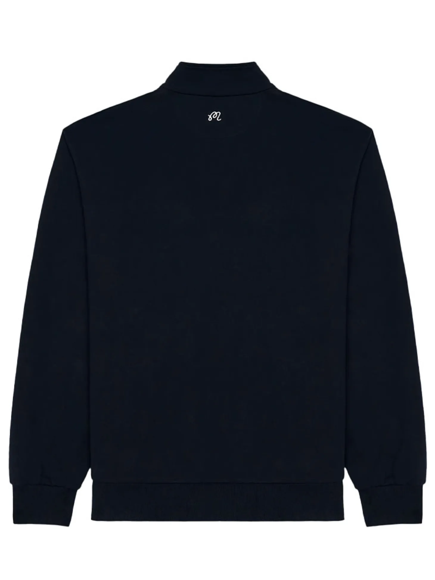 Malbon University Double Zip Jacket - Navy