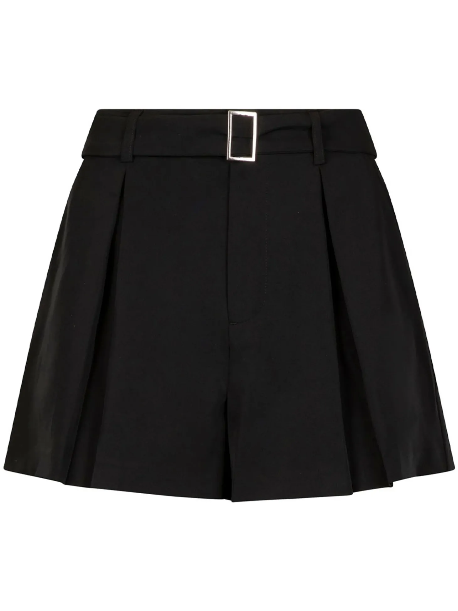 Malbon Womens Amara Pleated Short - Black
