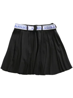 Malbon Womens Joelle Pleated Skort - Black