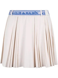 Malbon Womens Joelle Pleated Skort - Ivory