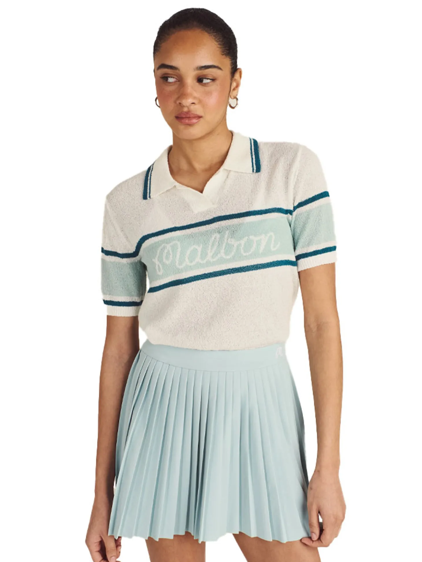 Malbon Womens Kate Skirt - Light Blue