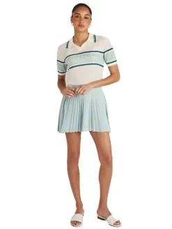 Malbon Womens Kate Skirt - Light Blue