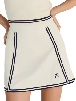 Malbon Womens Lia Skirt - Ivory