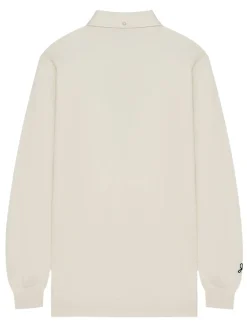 Malbon x Jesper Parnevik Long Sleeve Modal Pique Polo - Cream