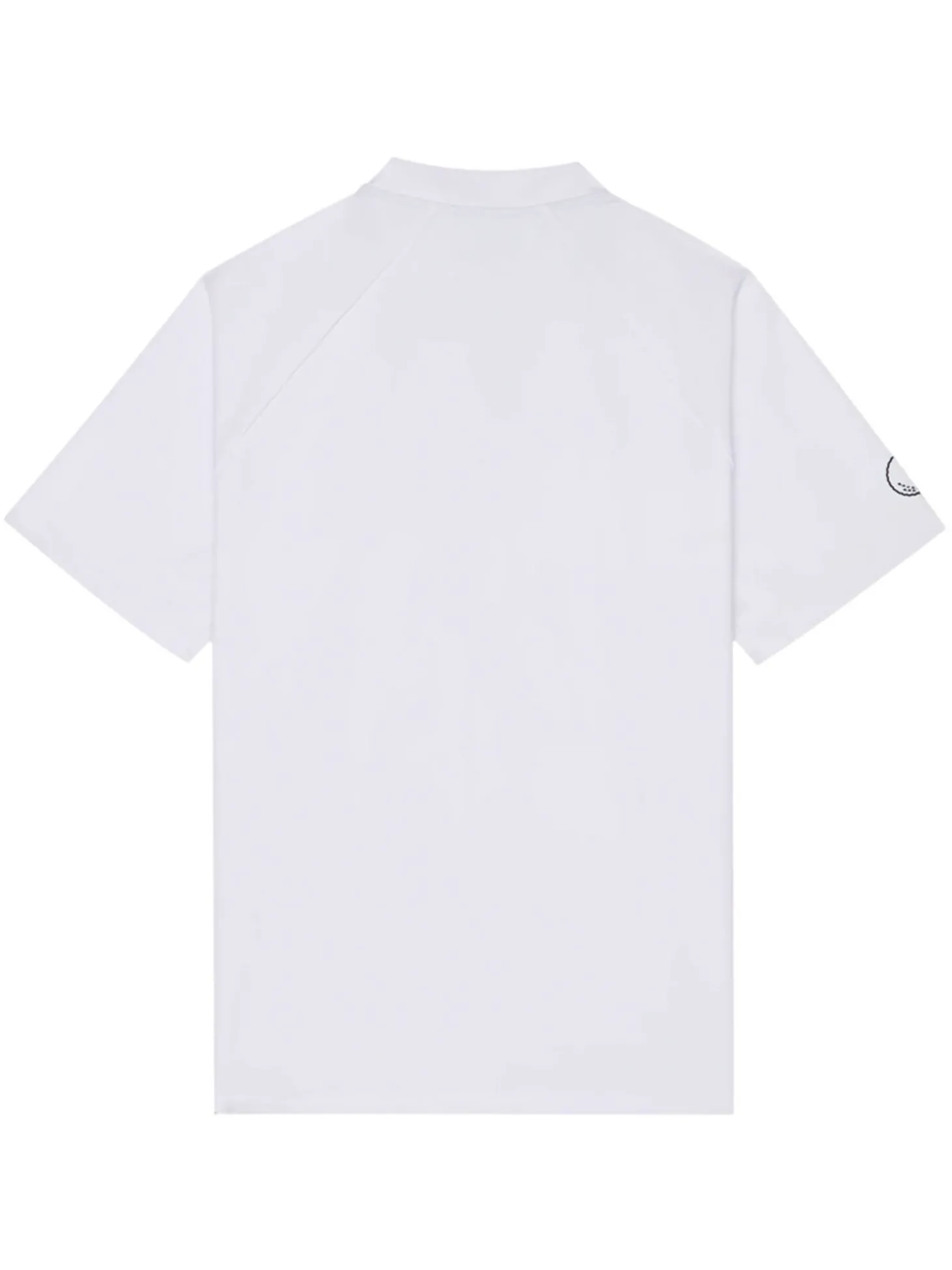 Malbon Zip Raglan Blade Polo - White