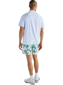 Malbon Zip Raglan Blade Polo - White