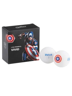 Marvel Golf Balls - 4 Pack Captain America