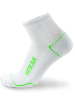 Meikan 5 Pack Quarter Cut REPREVE Performance Sports Socks