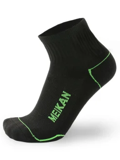 Meikan 5 Pack Quarter Cut REPREVE Performance Sports Socks