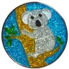 Navika Glitzy Koala Bear Ball Marker