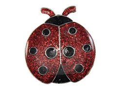 Navika Glitzy Ladybug Ball Marker