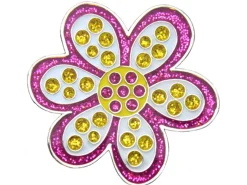 Navika Glitzy Oopsy Daisy Purple Ball Marker