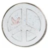 Navika Glitzy Peace White Ball Marker