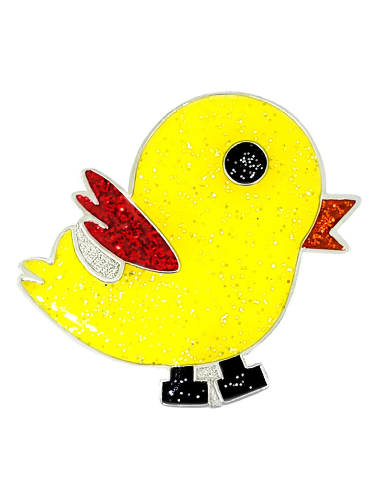 Navika Glitzy Yellow Birdie Tweet Tweet Ball Marker