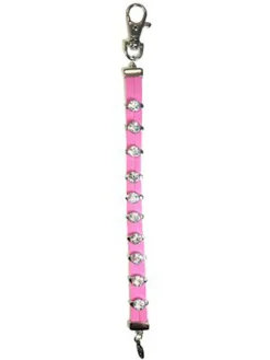 Navika Leather Crystal Stroke Counter Pink