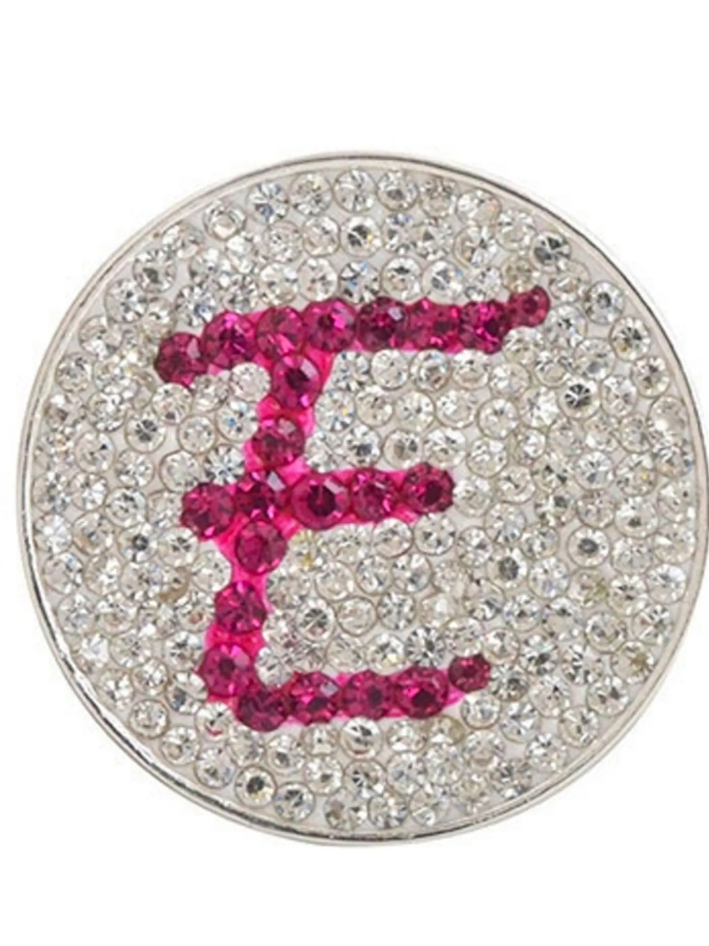 Navika Micro Pave Crystal Initial E Marker