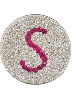 Navika Micro Pave Crystal Initial S Marker