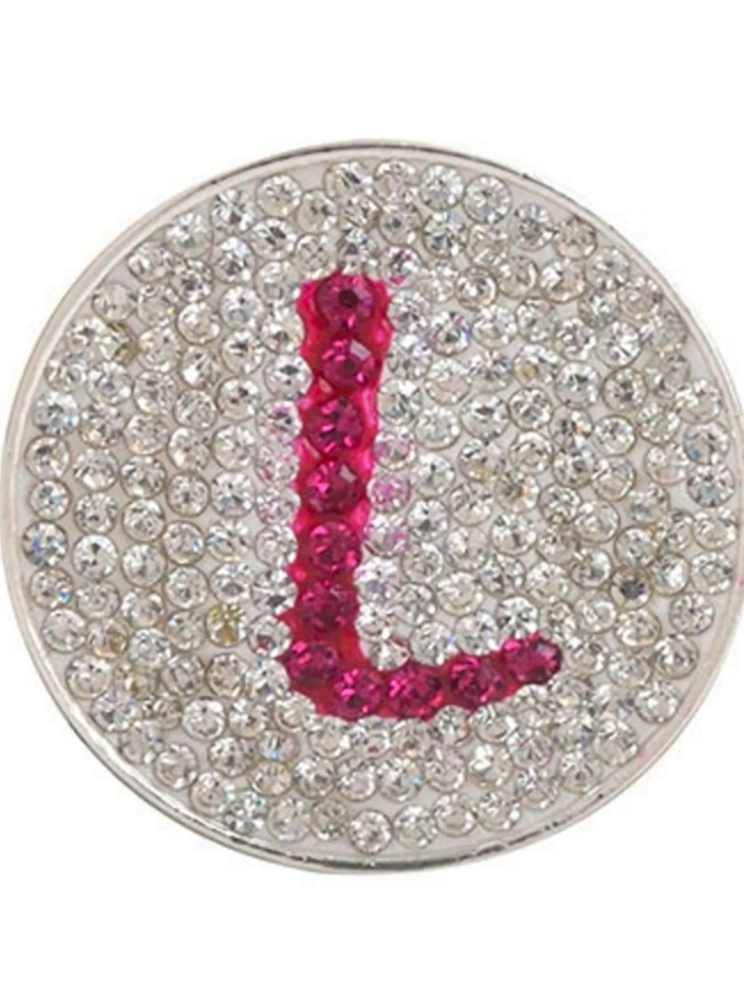 Navika Micro Pave Crystal Initial L Marker