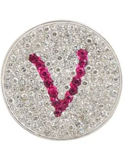 Navika Micro Pave Crystal Initial V Marker