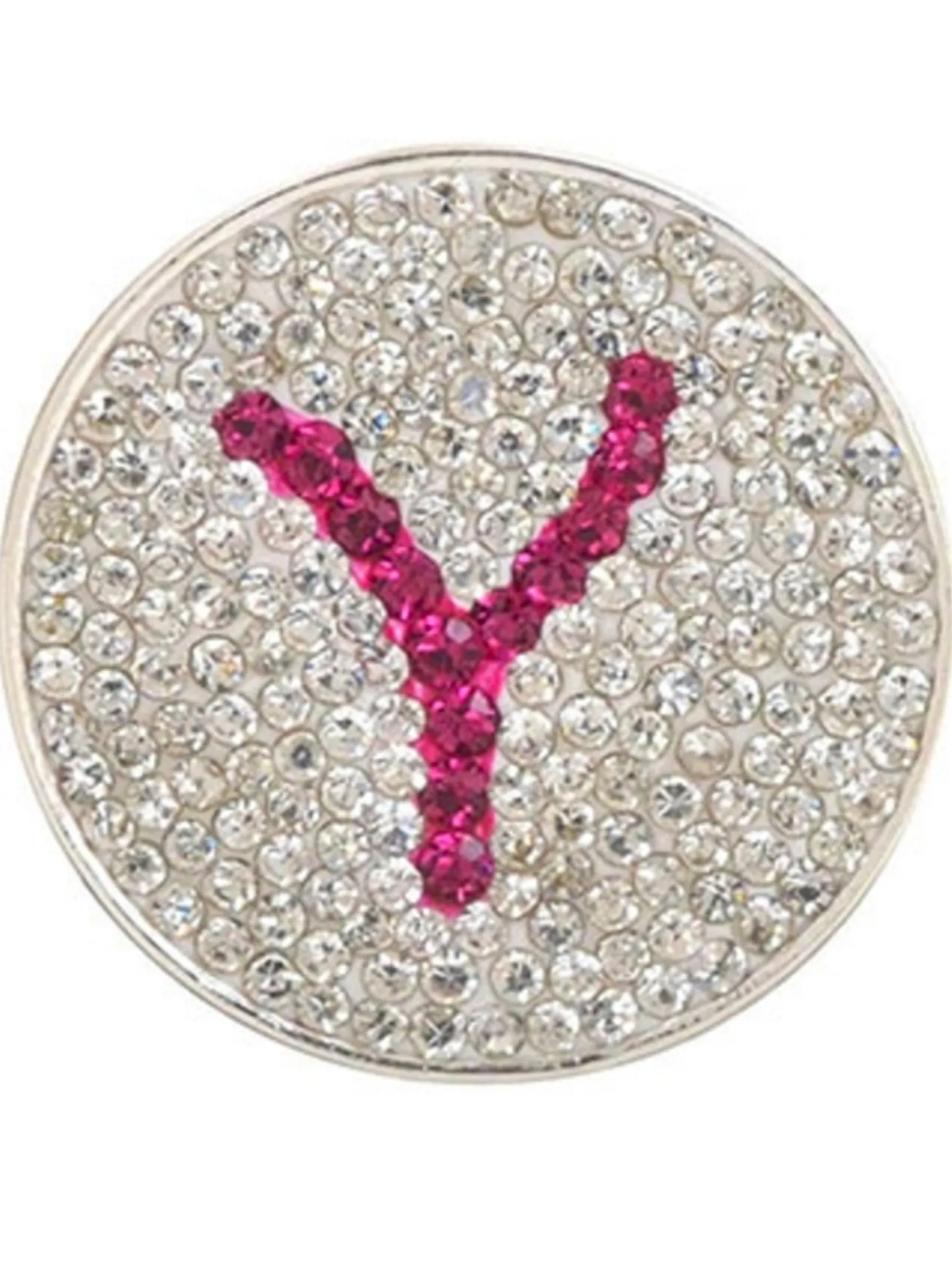 Navika Micro Pave Crystal Initial Y Marker