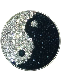 Navika Micro Pave Crystal Yin To My Yang Marker