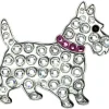 Navika Swarovski Crystal Scottie Pink Marker