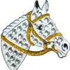 Navika Swarovski Crystal Horsehead Marker