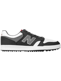 New Balance 480 Golf SL Golf Shoes - Black/White