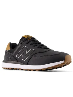 New Balance 574 Greens v2 Golf Shoes - Black/Gum