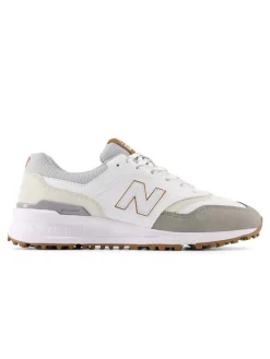 New Balance 997 SL Golf Shoes - White/Grey